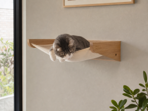 Molly and Friends Premium Cat Hammock Wall Shelf