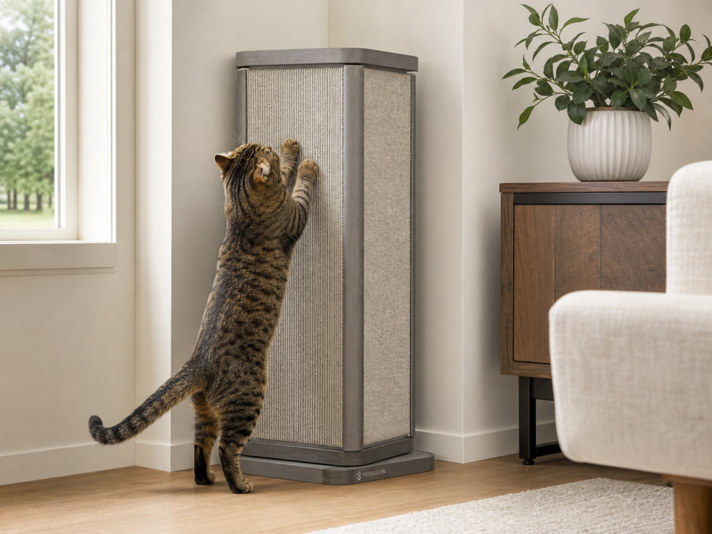 PetFusion 3-Sided Vertical Cat Scratcher