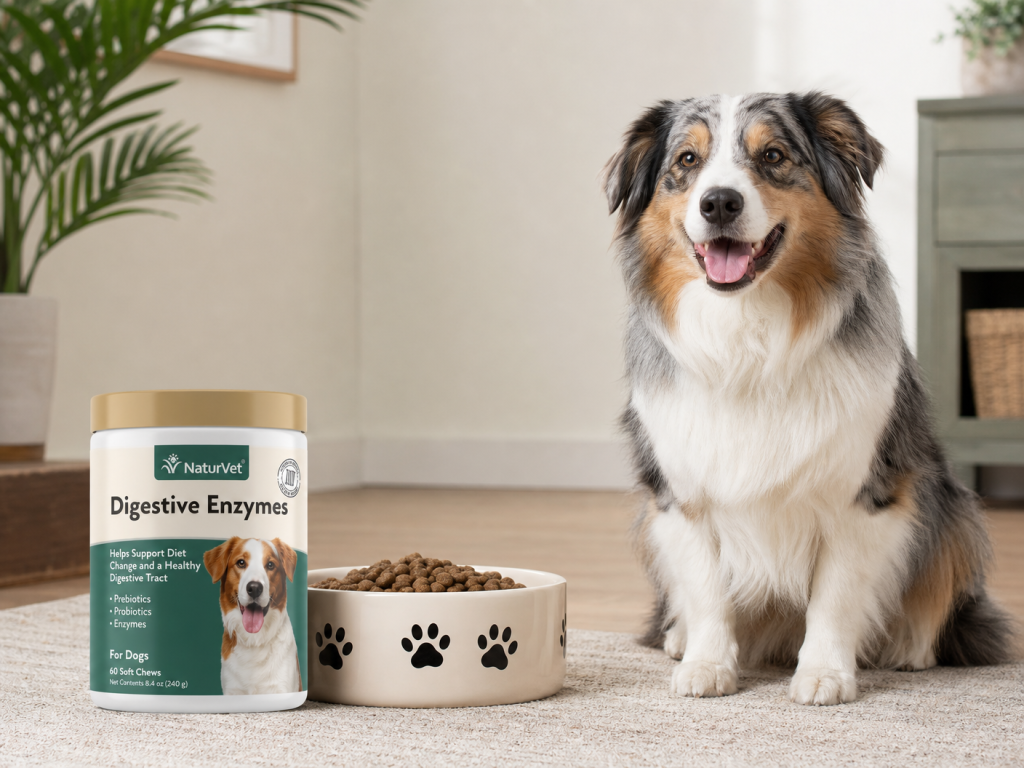 NaturVet Digestive Enzymes Dog Supplement